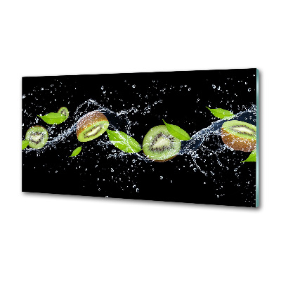 Panel dekor szkło Kiwi i woda